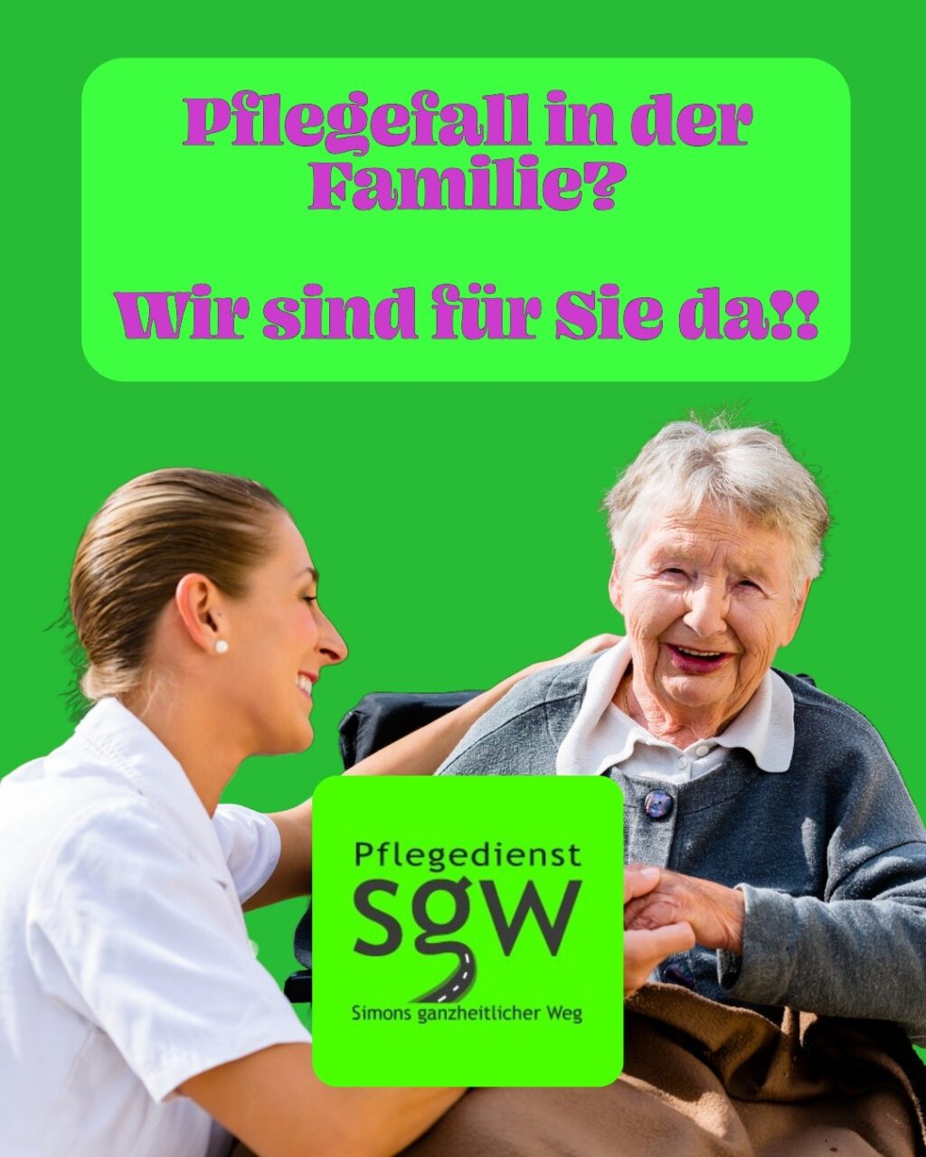 Instagram post from pflegedienst.sgw. This post is in position 1.