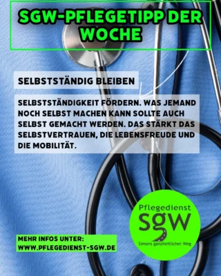 Instagram post from pflegedienst.sgw. This post is in position 2.