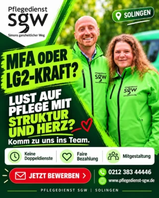 Instagram post from pflegedienst.sgw. This post is in position 1.