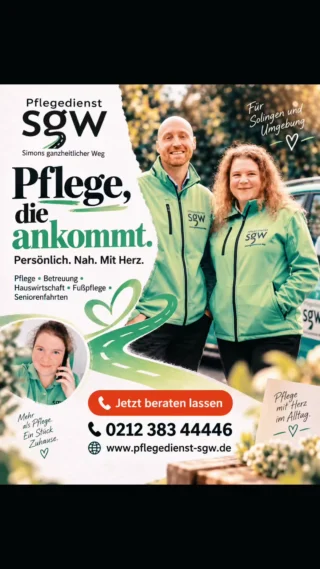 Instagram post from pflegedienst.sgw. This post is in position 2.
