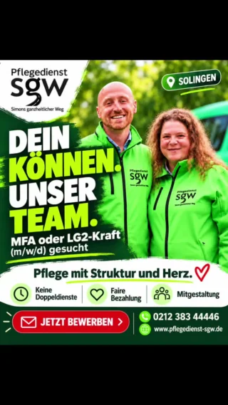 Instagram post from pflegedienst.sgw. This post is in position 2.