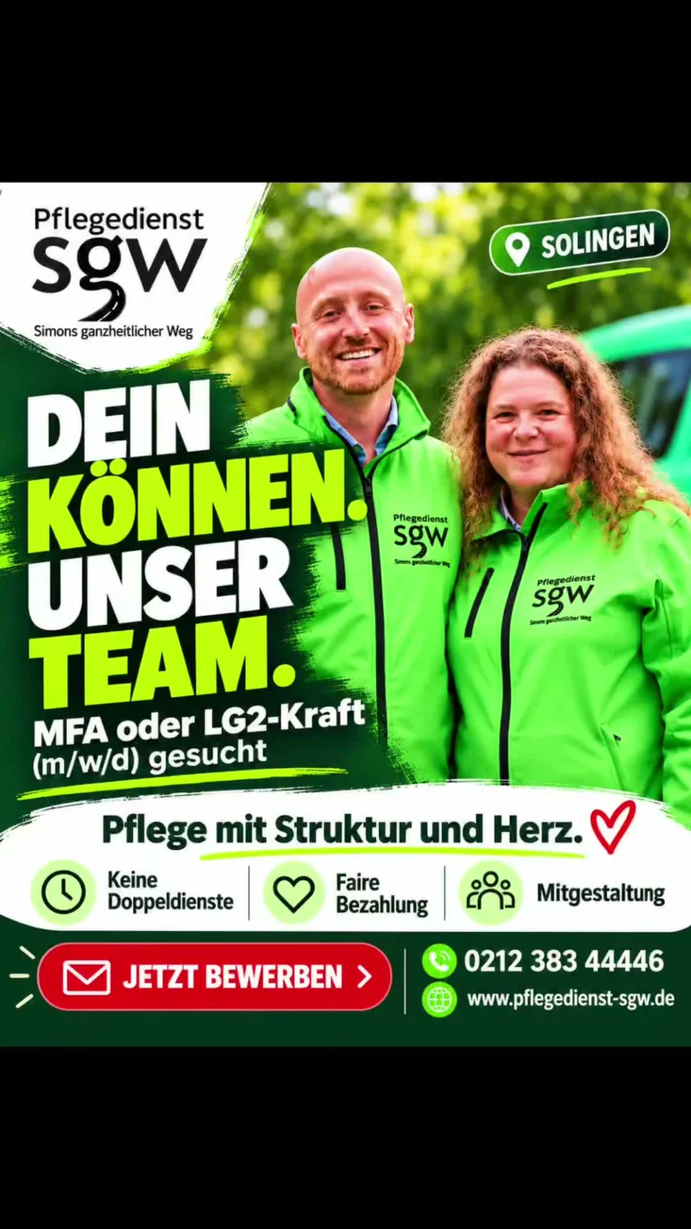 Instagram post from pflegedienst.sgw. This post is in position 1.
